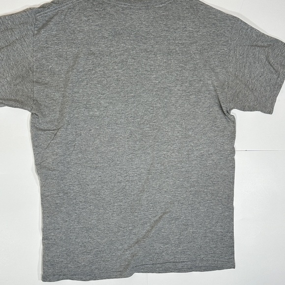 Vintage Elon University Phoenix T-Shirt Elon College Gray Large Distressed 1990s - Picture 11 of 13